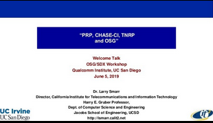 PRP, CHASE- CI, TNRP and OSG