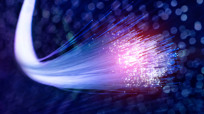 Fiber,Optics,Network,Cable,Lights,Abstract,Background